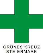 Logo des Rettungsdienstes Grünes Kreuz Steiermark